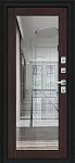 Дверь Браво Thermo Флэш МФ/BChrome Букле черное/Wenge Melinga DIS007444 фото